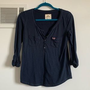 Hollister 3/4 sleeve shirt